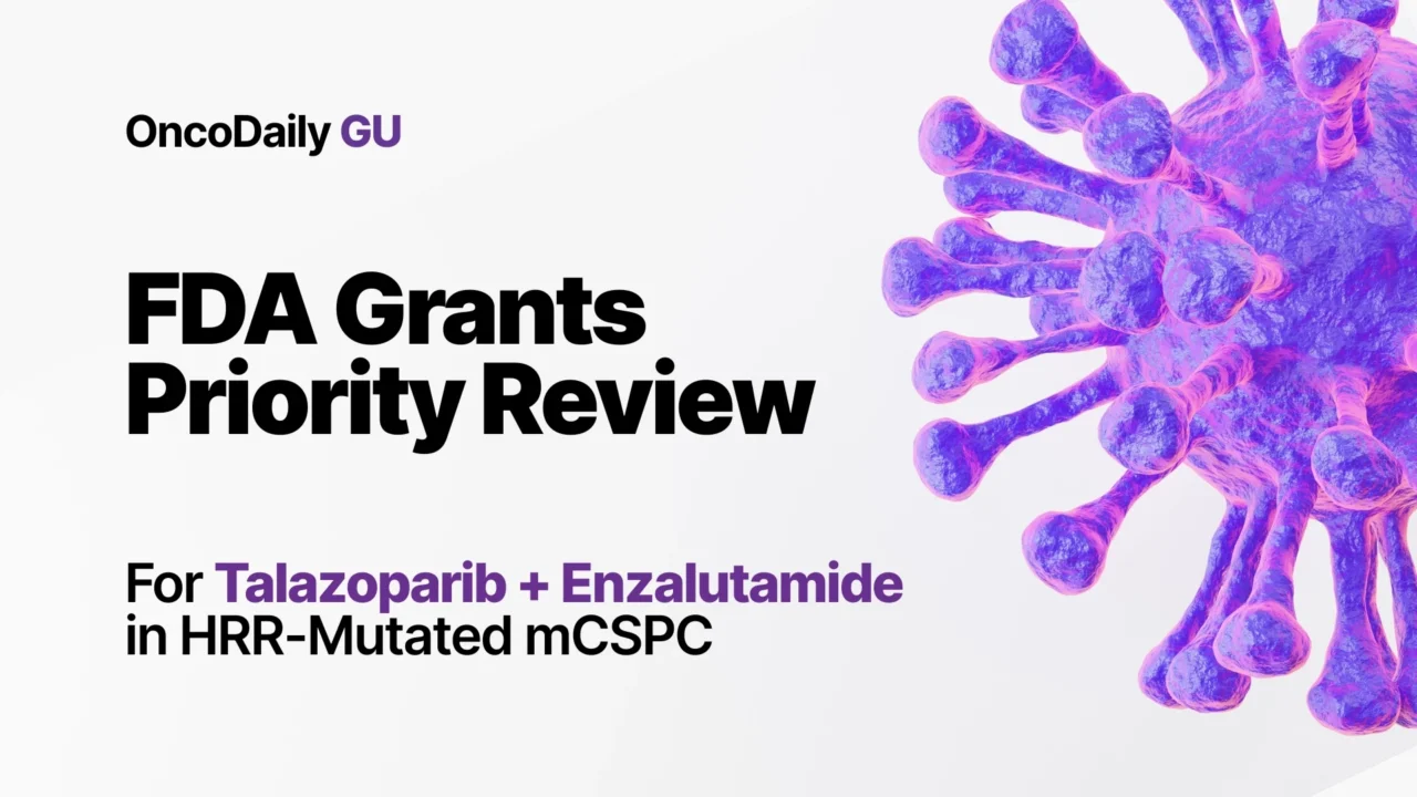 FDA Grants Priority Review to Talazoparib Plus Enzalutamide for HRR-Mutated mCSPC
