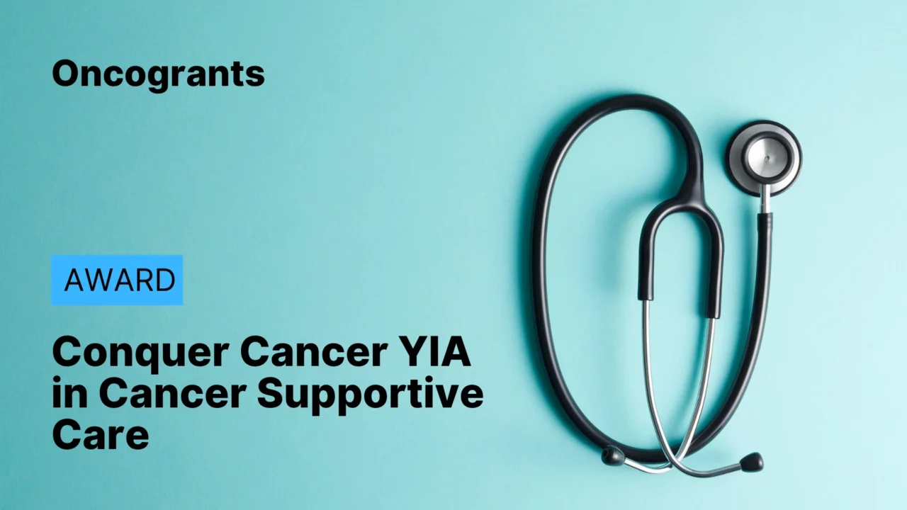 Conquer Cancer YIA in Cancer Supportive Care 2027