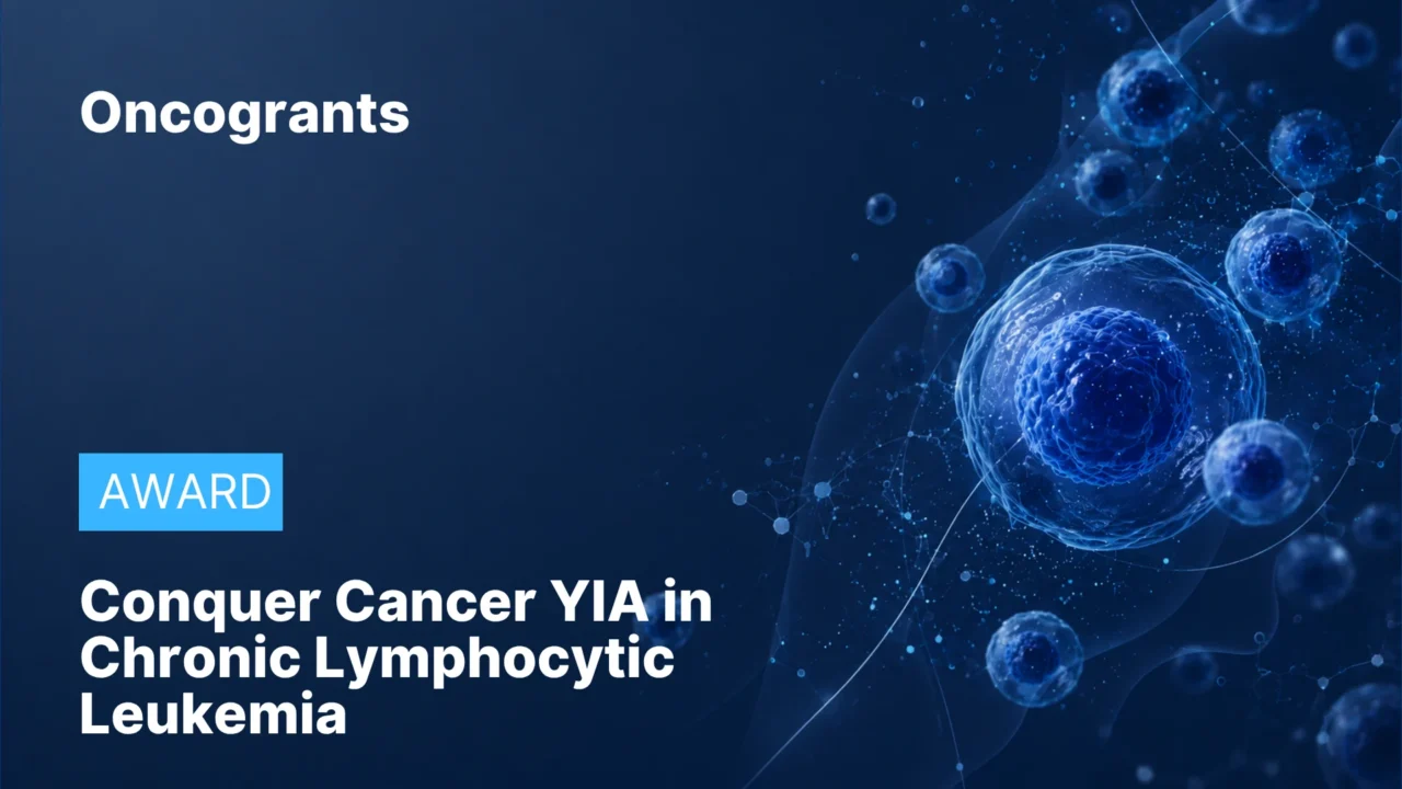 Conquer Cancer YIA in Chronic Lymphocytic Leukemia 2027