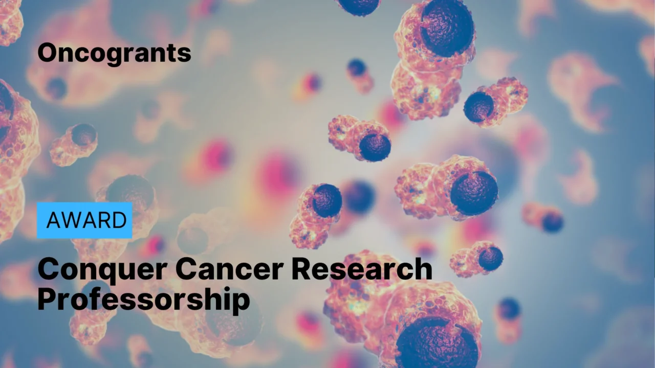 Conquer Cancer Research Professorship 2027
