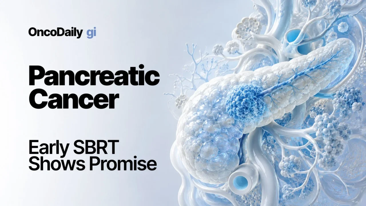 Pancreatic Cancer: Early SBRT Shows Promise Before Chemoimmunotherapy