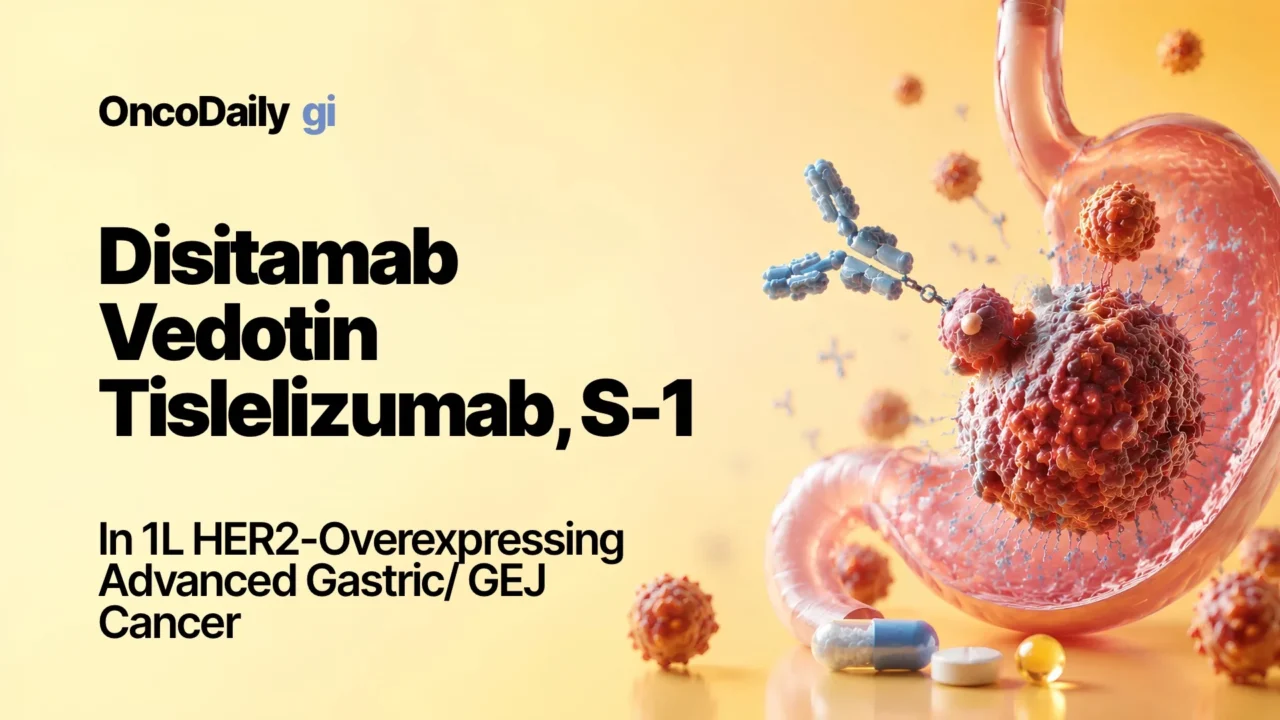 Disitamab Vedotin, Tislelizumab, and S-1 Deliver High Response Rates in HER2-Overexpressing Advanced Gastric/GEJ Cancer
