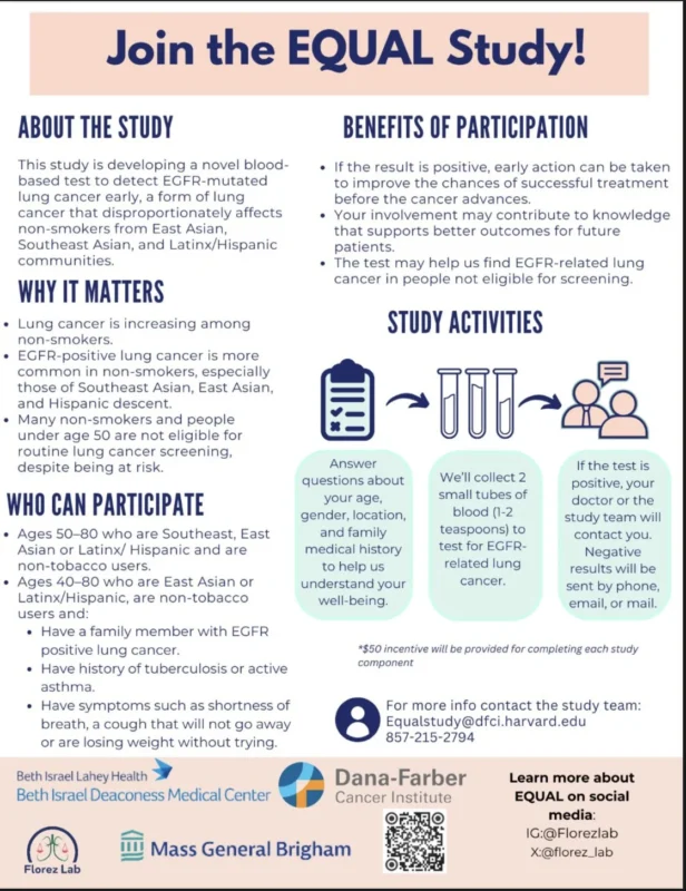 Evaluating Blood-Based Test for EGFR-Mutated Lung Cancer Detection - FlorezLab