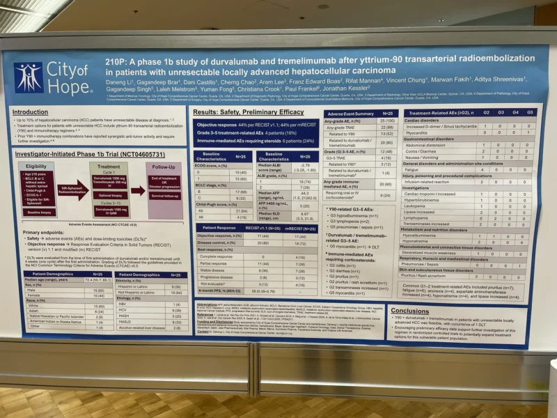 Daneng Li։ Initial Findings in Locally Advanced HCC Presented at ESMO GI 2026 2 Daneng Li