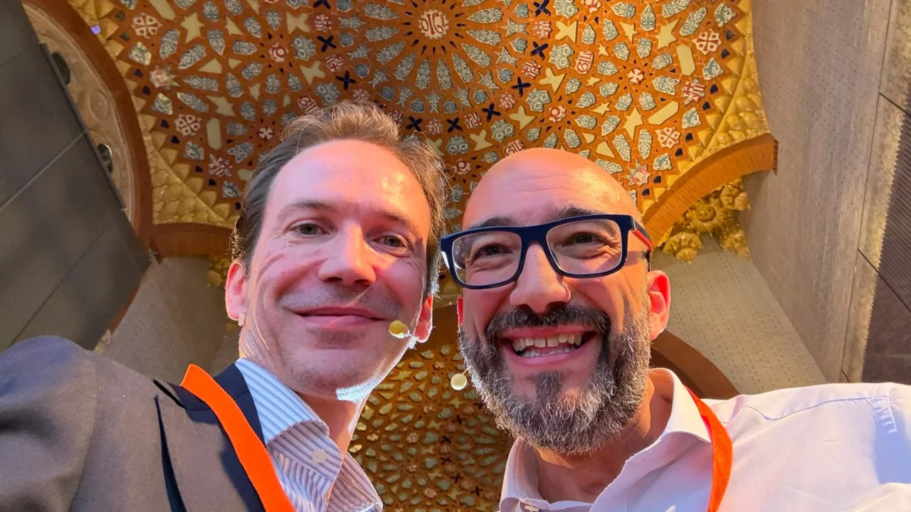Enrique Grande: Great Catching Up With My Friend Andrea Necchi in Barcelona