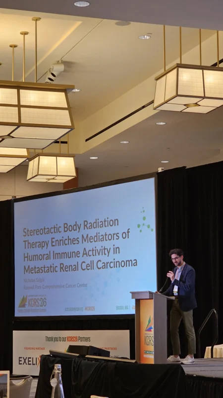 Rahul Winayak։ Exploring the Role of SBRT as a Potentiator of Humoral Immune Activity in mRCC at KCRS26 2 Rahul Winayak