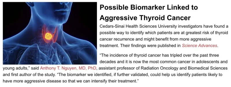 Anthony T. Nguyen: Study Reveals How Thyroid Cancer Migrates to Lymph Nodes and Its Impact on Prognosis 5 Anthony T. Nguyen