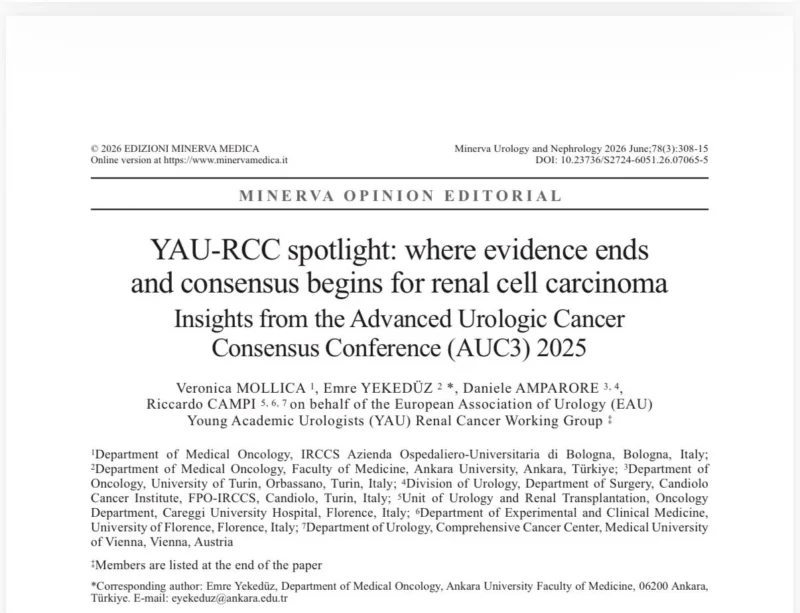 Emre Yekedüz: Exploring Where Evidence Ends and Expert Consensus Begins in RCC 2 Emre Yekedüz