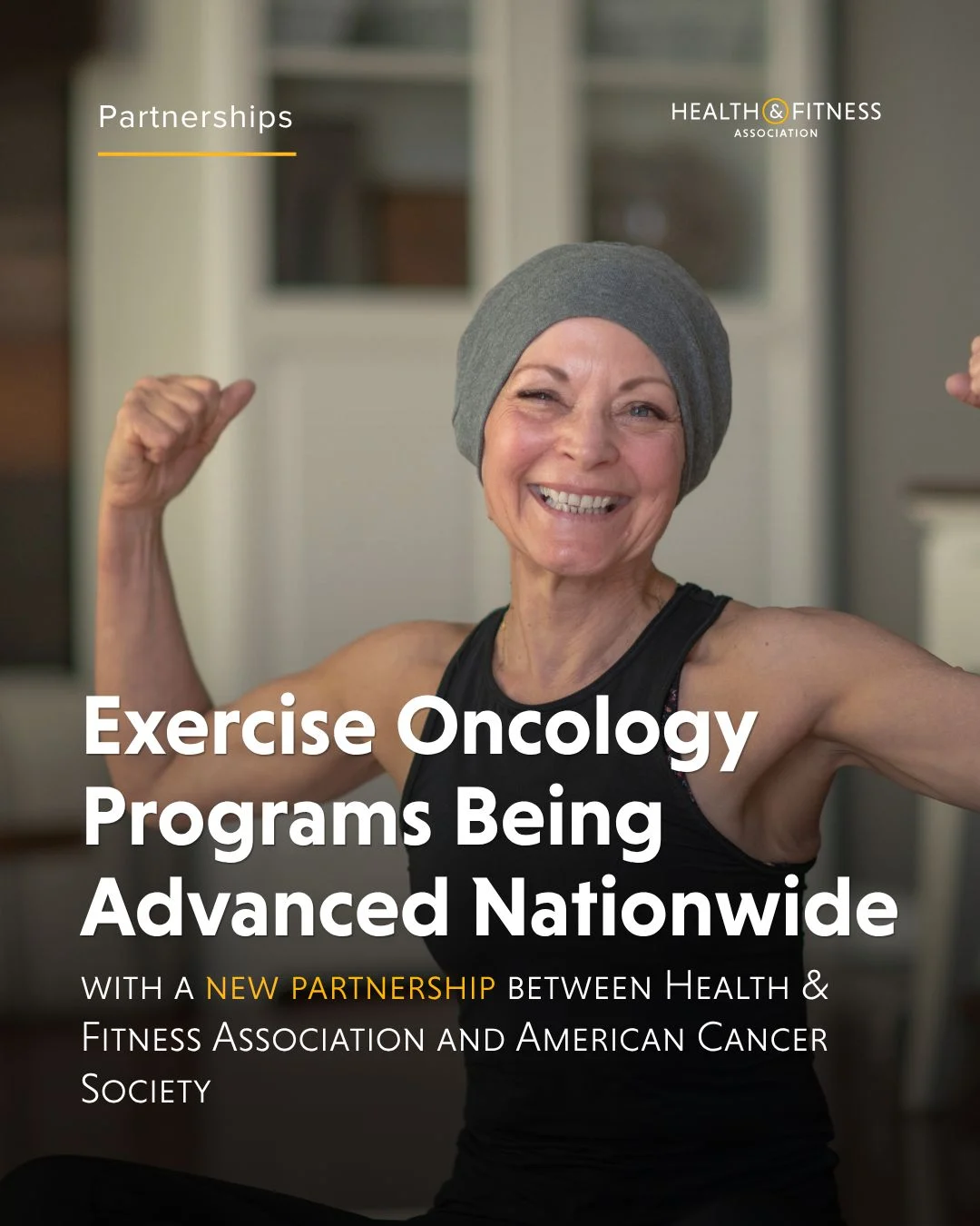 Mike Goscinski: Excited to Share the Launch of the Health and Fitness Association's Partnership with ACS 2 Mike Goscinski: Excited to Share the Launch of the Health and Fitness Association's Partnership with ACS