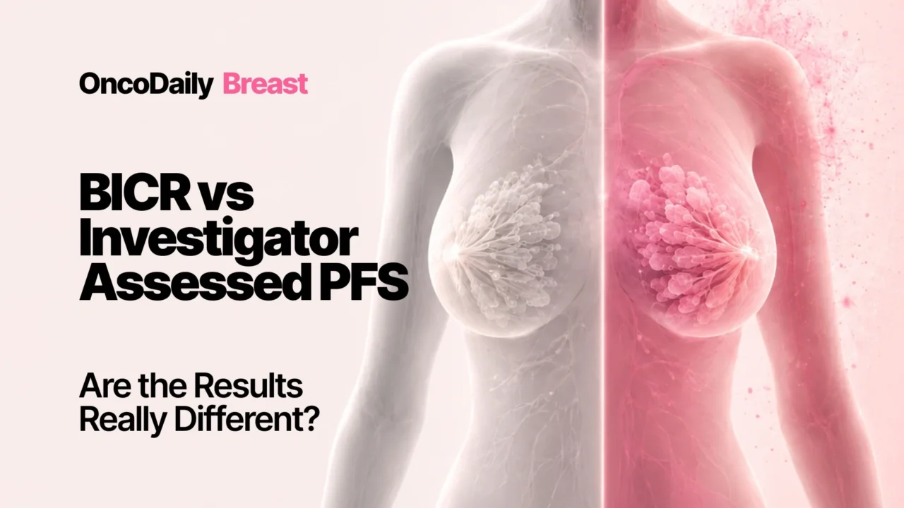 Investigator-Assessed PFS May Be Comparable to BICR in HR+/HER2− Metastatic Breast Cancer Trials