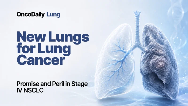 Lung Transplant for Lung-Only Stage IV NSCLC: A Bold Idea With Major Caveats