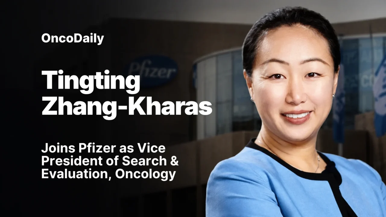 Tingting Zhang-Kharas Joins Pfizer as Vice President of Search and Evaluation, Oncology