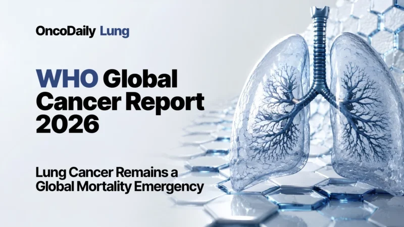 WHO Global Cancer Report 2026: Lung Cancer Shows Why Prevention Still Saves the Most Lives