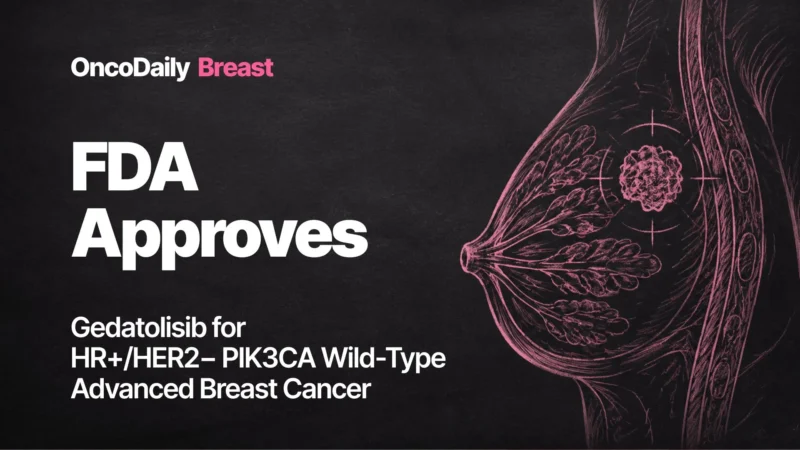 FDA Approves Gedatolisib – Based Therapy for HR+/HER2− Advanced Breast Cancer Without PIK3CA Mutation