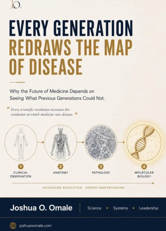 Joshua Omale: Every Generation Redraws The Map of Disease