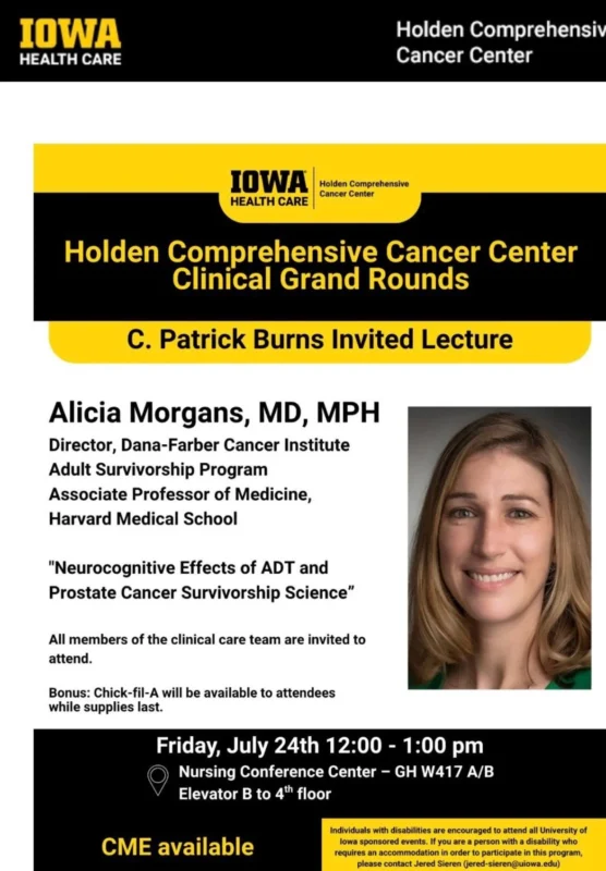 Sakditad Saowapa: Great to Welcome Alicia Morgans for Clinical Grand Rounds