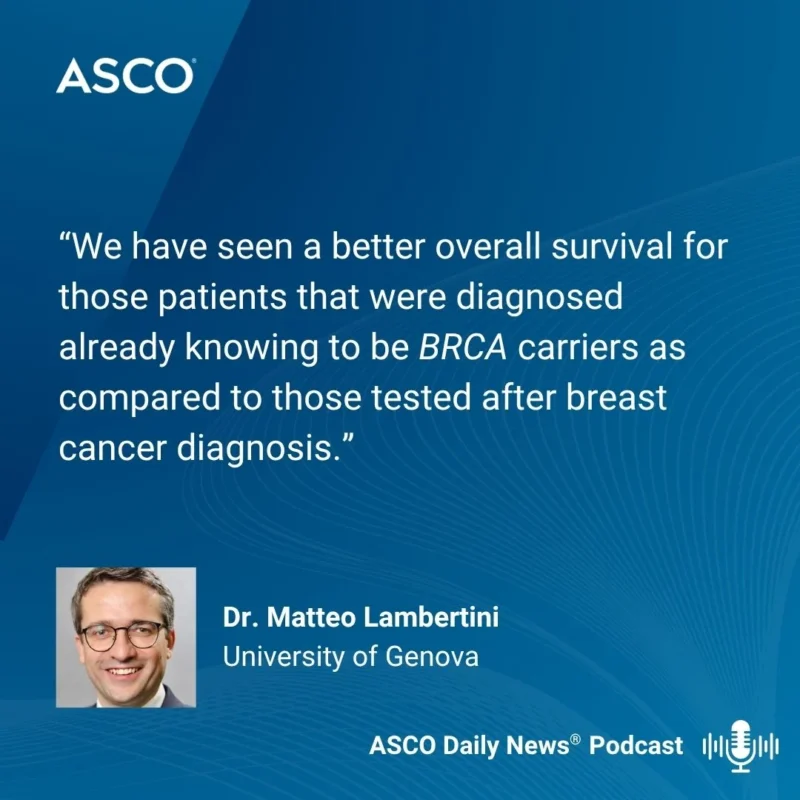 Sumanta K Pal: ASCO Daily News Podcast Discussing the Timing of BRCA Testing 2 Sumanta K Pal