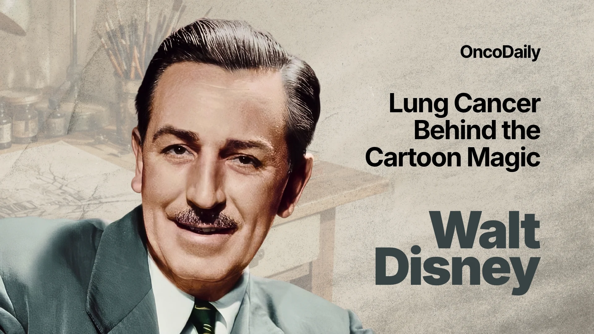 Walt Disney lung cancer