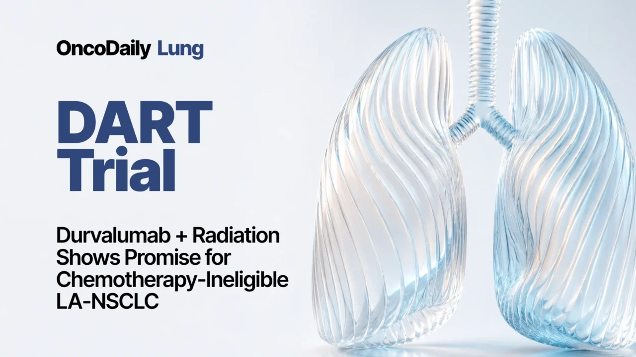 Durvalumab With Radiation Shows Promise in Chemotherapy-Ineligible Locally Advanced NSCLC