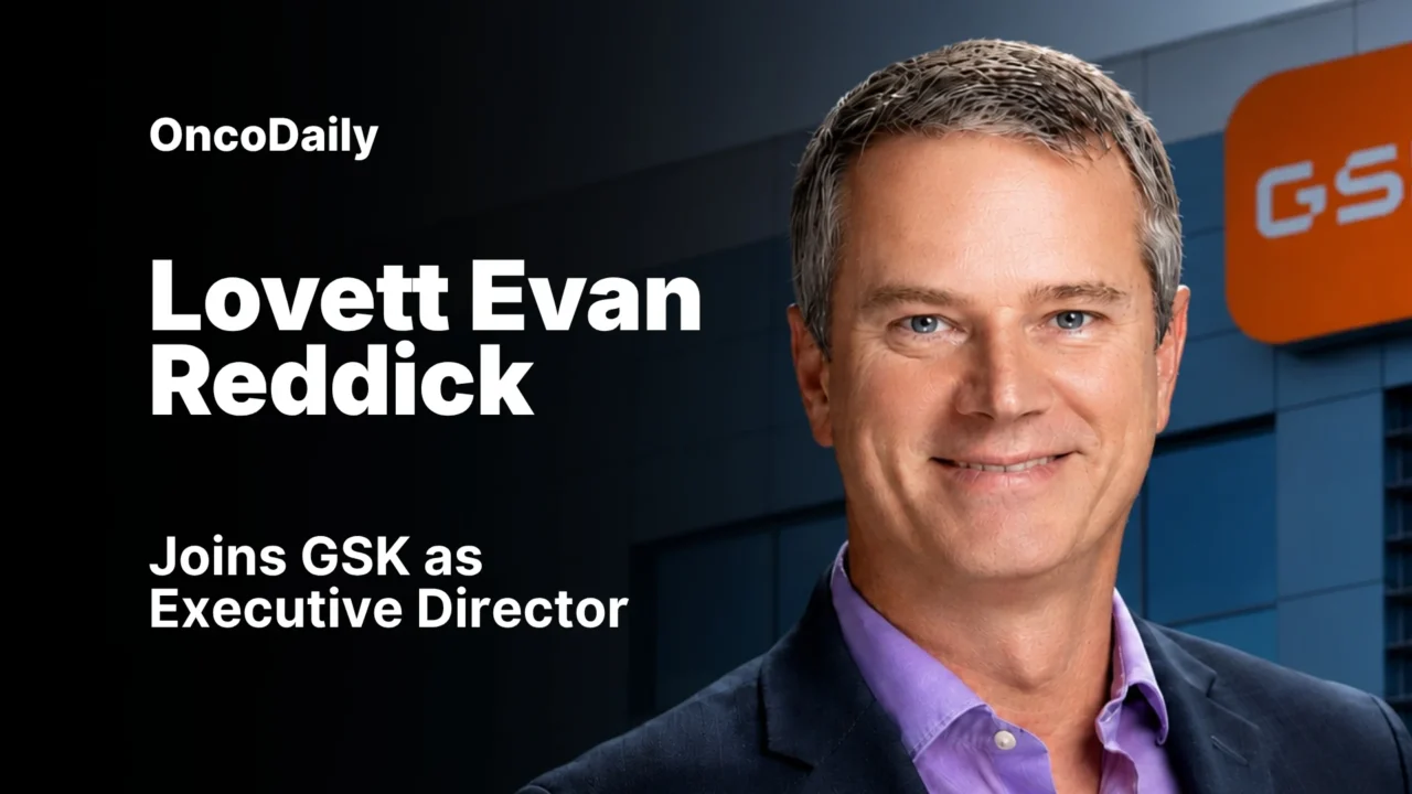 Lovett Evan Reddick Joins GSK as Executive Director, Emerging Therapeutic Areas 2026