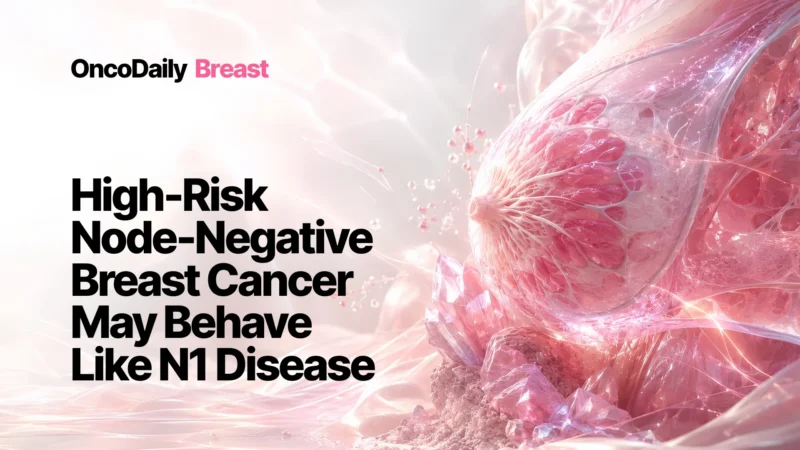 High-Risk Node-Negative HR+/HER2− Early Breast Cancer May Carry Recurrence Risk Similar to N1 Disease