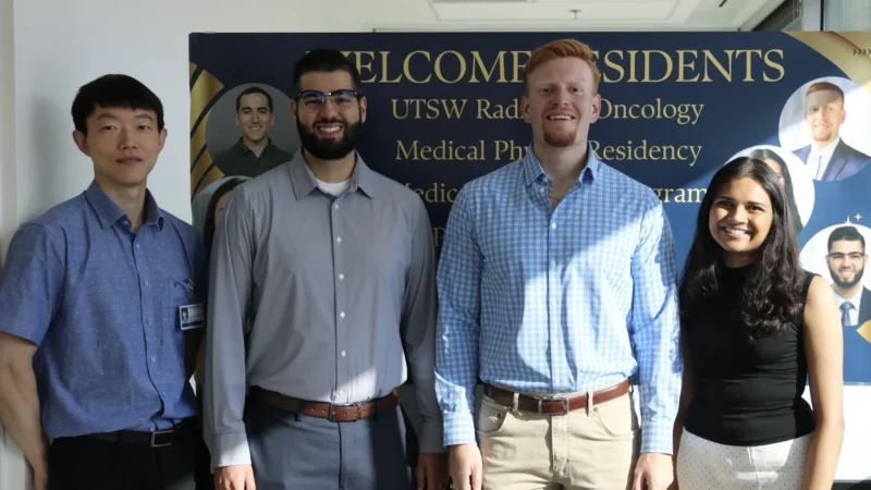 UTSW Radiation Oncology Welcomes the Newest Radiation Oncology Medical Residents and Fellow
