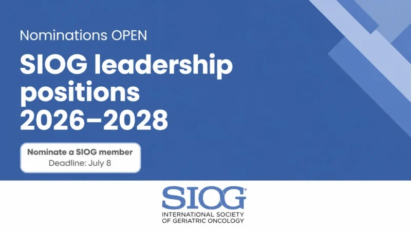 Nominations are Open for the SIOG Board of Directors 2026–2028