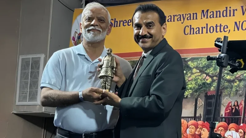 Kashyap Patel: Honored to Receive the Statue of Unity Award for the “No One Left Alone” Mission