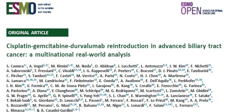 Lucrezia Zumstein: Happy to Share Our Latest Publication in ESMO Open