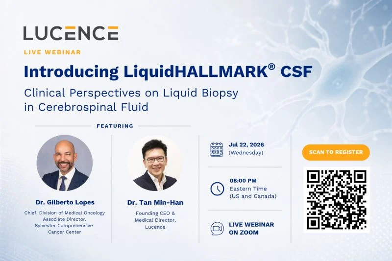 Min-Han Tan: Honored to Join Webinar on CSF Liquid Biopsy in Cancer Care