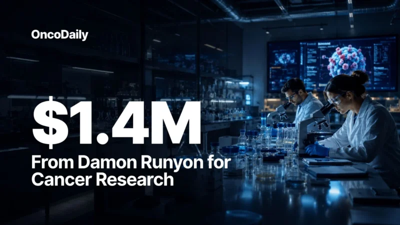 Damon Runyon Invests Nearly $1.4 Million to Support Physician-Scientists in Cancer Research