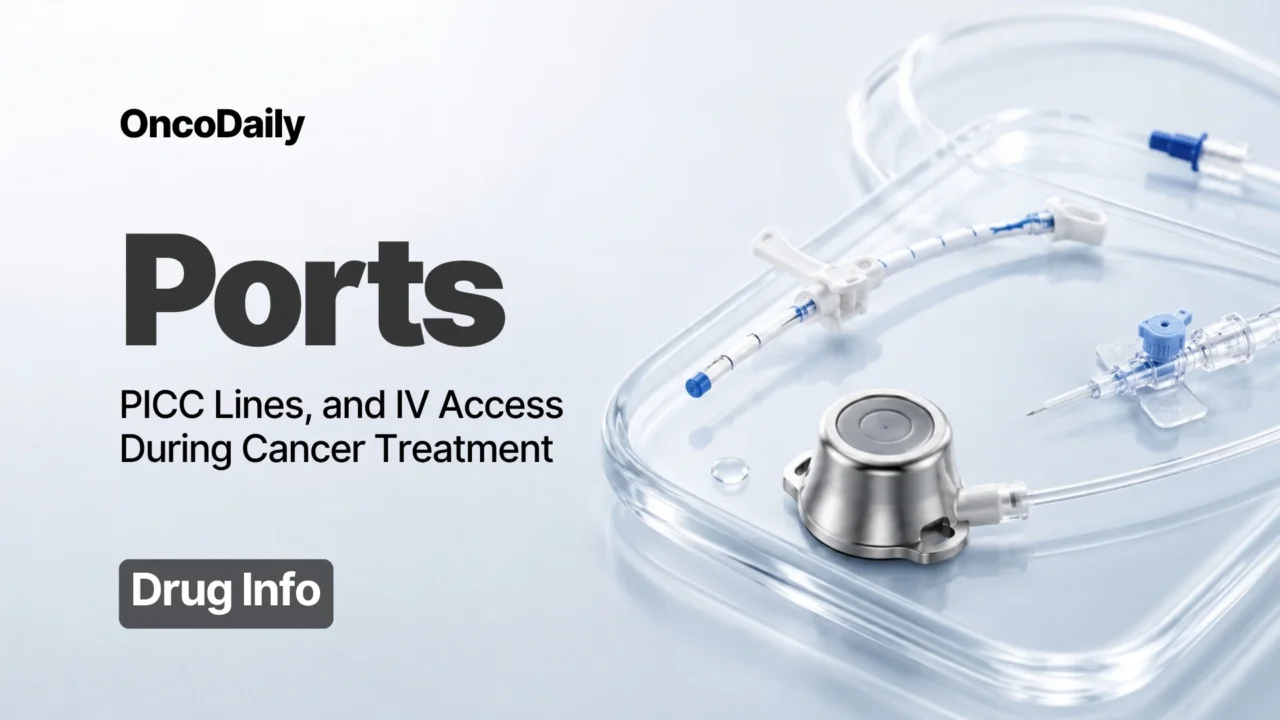 Ports, PICC Lines, and IV Access During Cancer Treatment