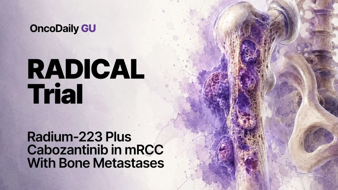 RADICAL Trial: Radium-223 Plus Cabozantinib Does Not Improve SSE-FS in mRCC With Bone Metastases