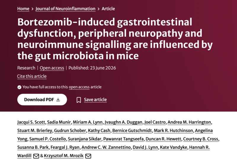 Hannah Wardill: Can the Gut Microbiota Shape How the Host Experiences Cancer Therapy Toxicity? 3 Hannah Wardill: Can the Gut Microbiota Shape How the Host Experiences Cancer Therapy Toxicity?
