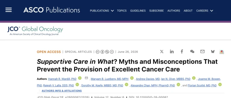 11 Myths About Supportive Care Challenged in New Commentary - SORG 2 11 Myths About Supportive Care Challenged in New Commentary - SORG