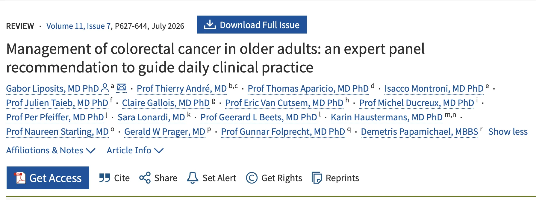 Capucine Baldini: What Matters Most to Older Patients With GI Cancers 2 Capucine Baldini: What Matters Most to Older Patients With GI Cancers