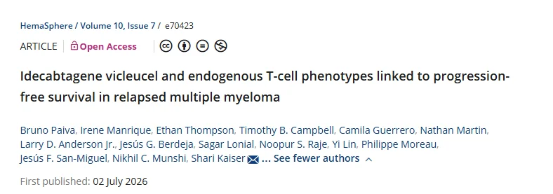 Myeloma Paper of the Day, July 4th, Suggested by Robert Orlowski