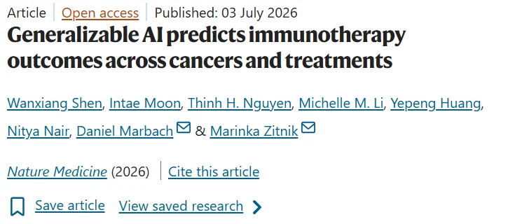 Naoto T Ueno: A Promising Step Toward Predicting Immunotherapy Outcomes 2 Naoto T Ueno: A Promising Step Toward Predicting Immunotherapy Outcomes