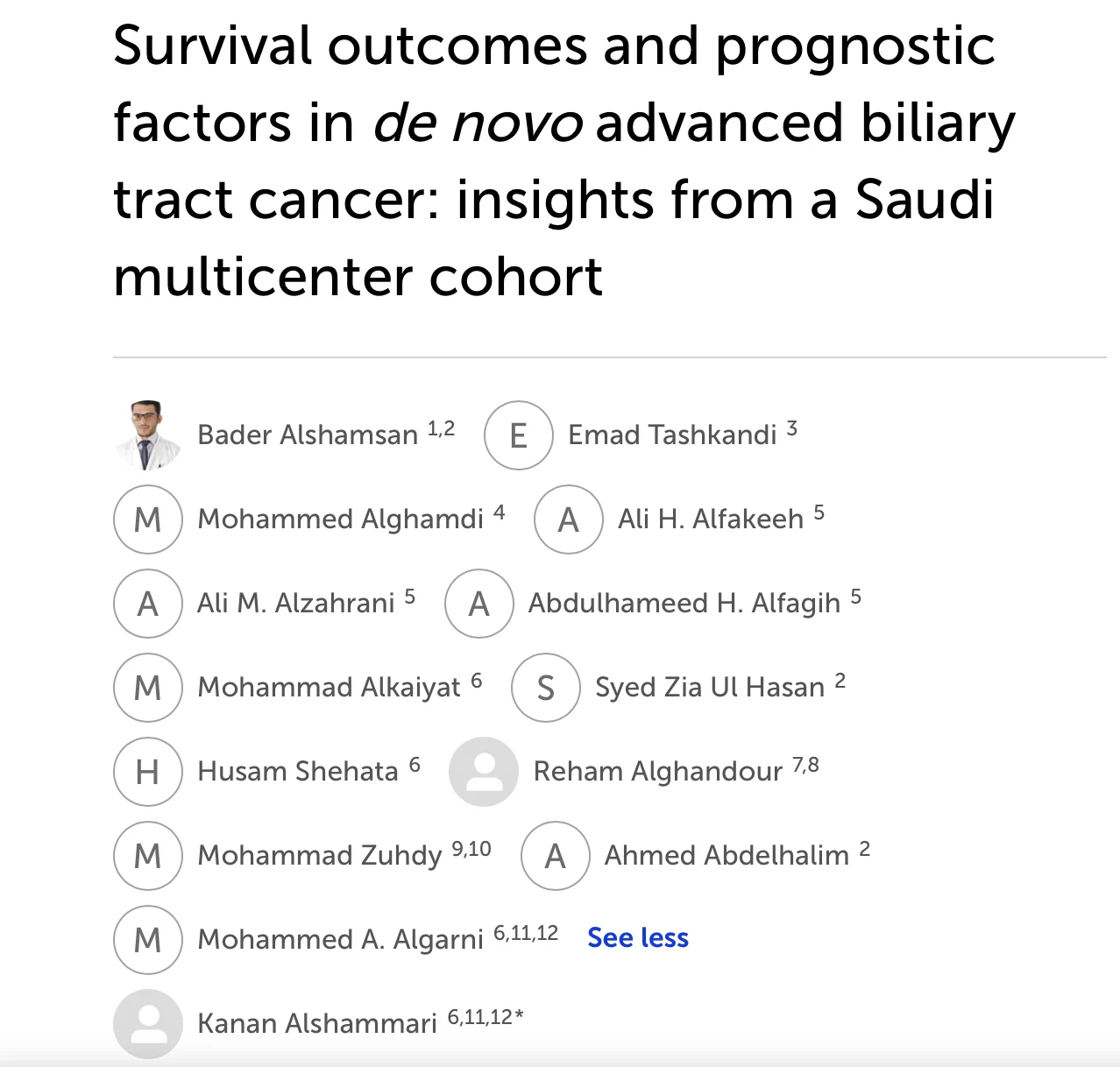 Kanan Alshammari: First Regional Real-World Evidence Study on mBTC in Saudi Arabia