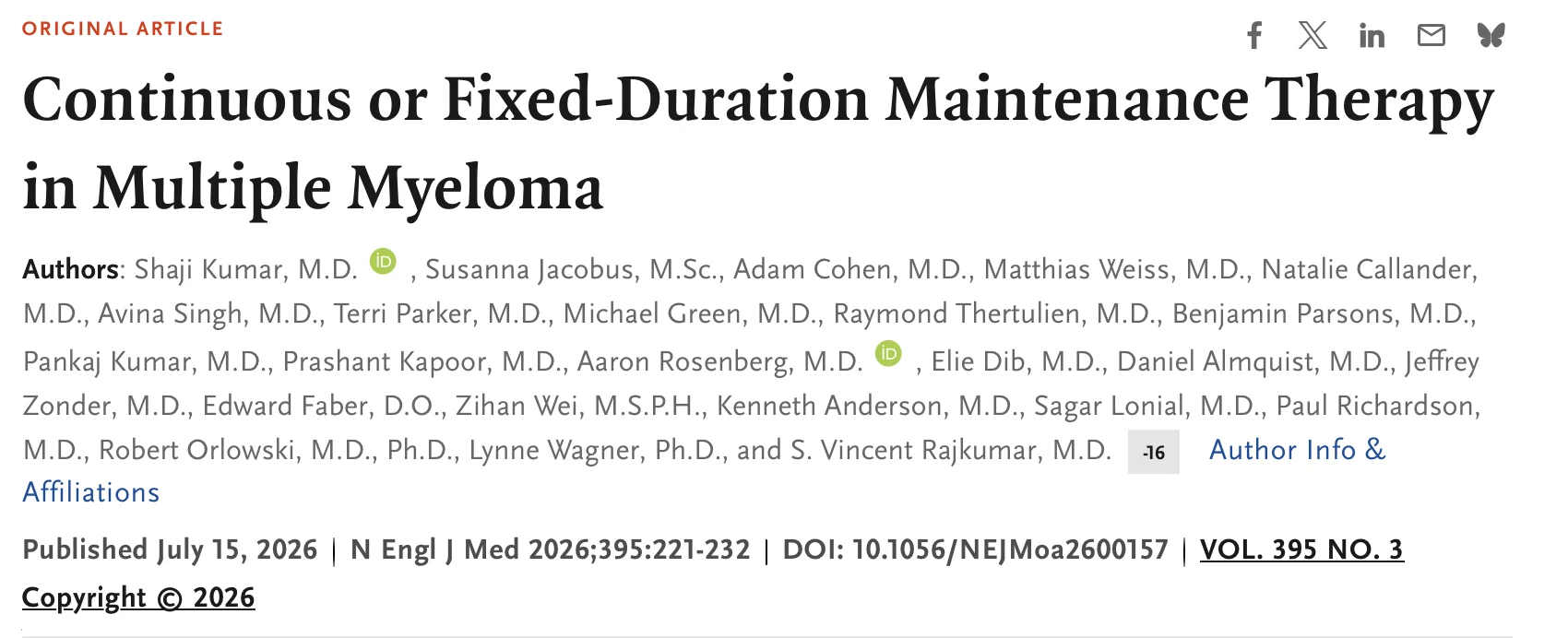 Elie G. Dib: How Long Does Maintenance Therapy Actually Need to Last? 2 Elie G. Dib: How Long Does Maintenance Therapy Actually Need to Last?