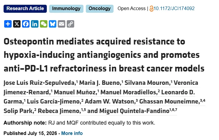 Jose Luis Ruiz Sepúlveda: A Milestone Publication From My PhD Research in Breast Cancer 2 Jose Luis Ruiz Sepúlveda: A Milestone Publication From My PhD Research in Breast Cancer