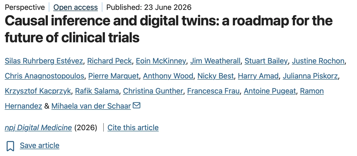 Mihaela van der Schaar: The Next Step Towards a Rigorous and Responsible Framework for the Future of Clinical Trials 2 Mihaela van der Schaar: The Next Step Towards a Rigorous and Responsible Framework for the Future of Clinical Trials