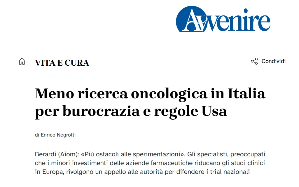 Rossana Berardi: The Future of Health Depends on Protecting Clinical Research 2 Rossana Berardi: The Future of Health Depends on Protecting Clinical Research