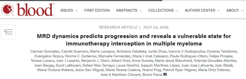 Myeloma Paper of the Day, July 25th, Suggested by Robert Orlowski