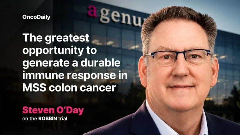Steven O’Day: BOT+BAL Offers New Hope for MSS Colon Cancer