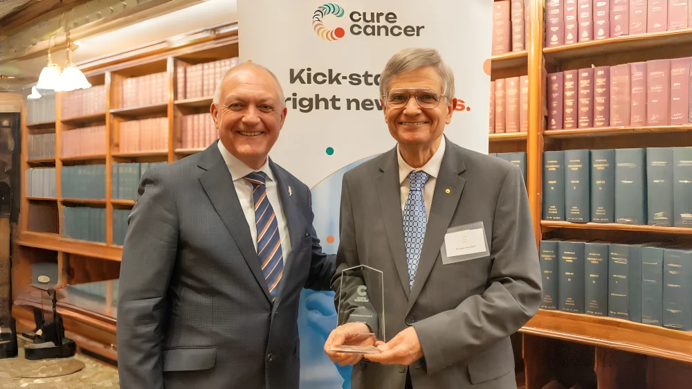Roger Reddel Named Life Member of Cure Cancer - Children's Medical Research Institute