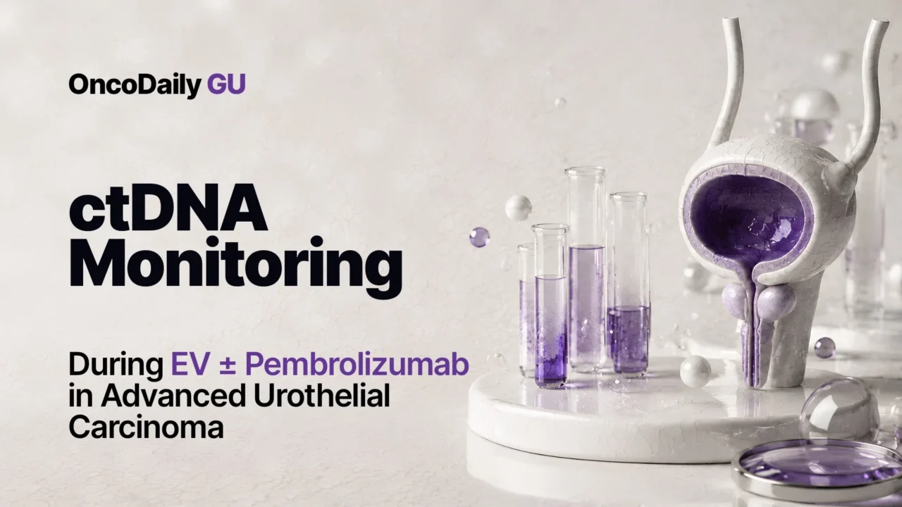 ctDNA Monitoring During EV ± Pembrolizumab in Advanced Urothelial Carcinoma