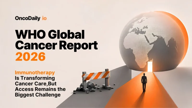 WHO Global Cancer Report 2026: Immunotherapy Is Transforming Cancer Care, But Access Remains the Biggest Challenge