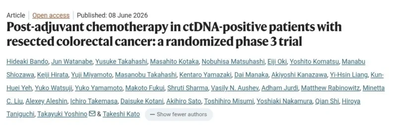 Vivek Subbiah: Interesting Publication on ctDNA Detection in CRC 2 Vivek Subbiah