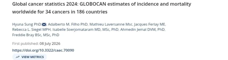 The Latest Global Cancer Statistics Report is Now Available - ACS Journals 2 ACS Journals